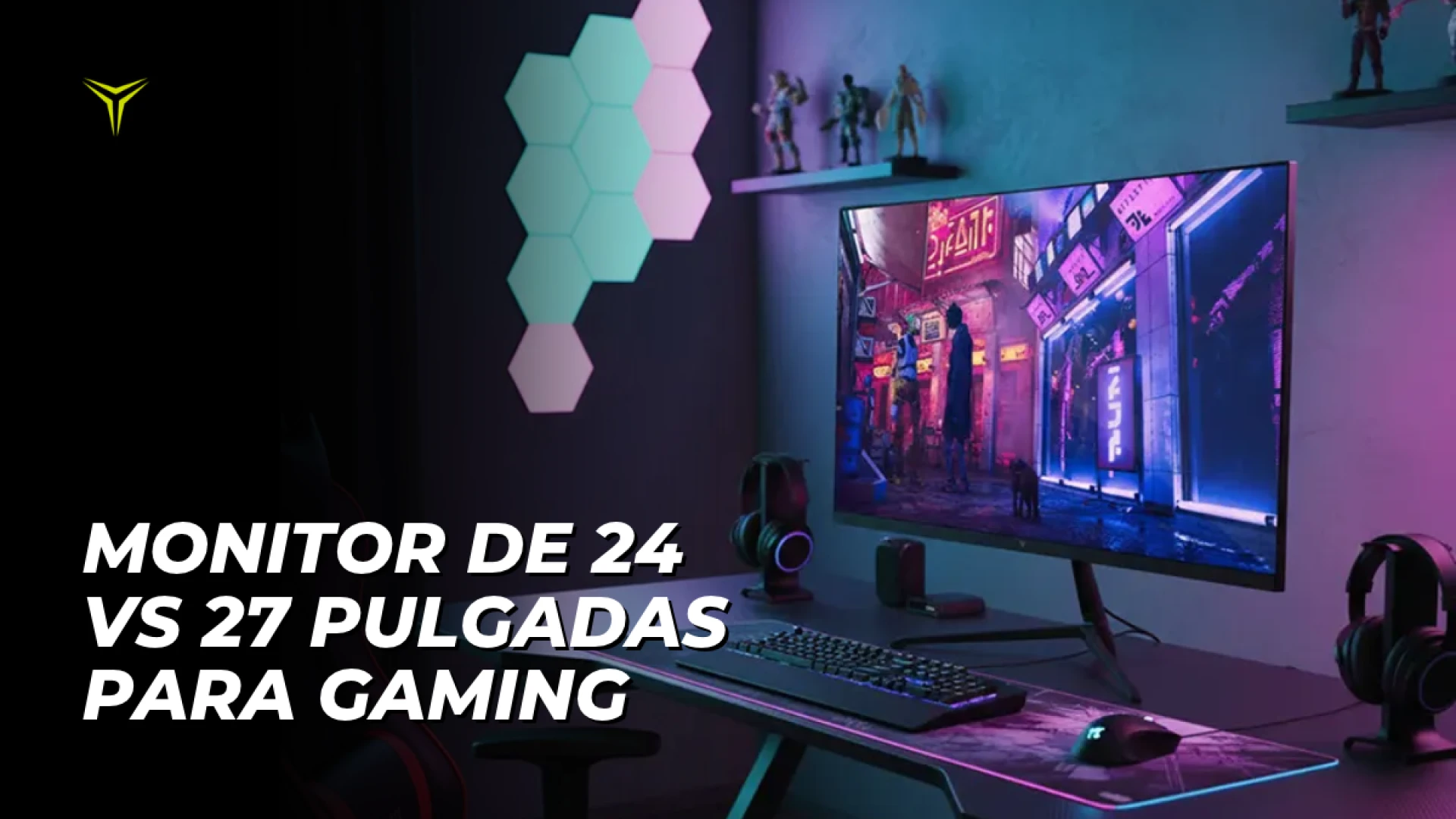 Monitor de 24 vs 27 pulgadas para gaming